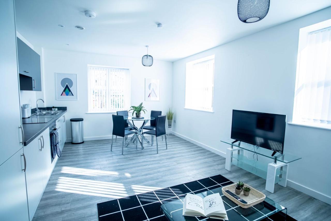 Luxury Apartments Available Next To Train Station - The Wallgate Apartments Wigan - Free Parking 外观 照片