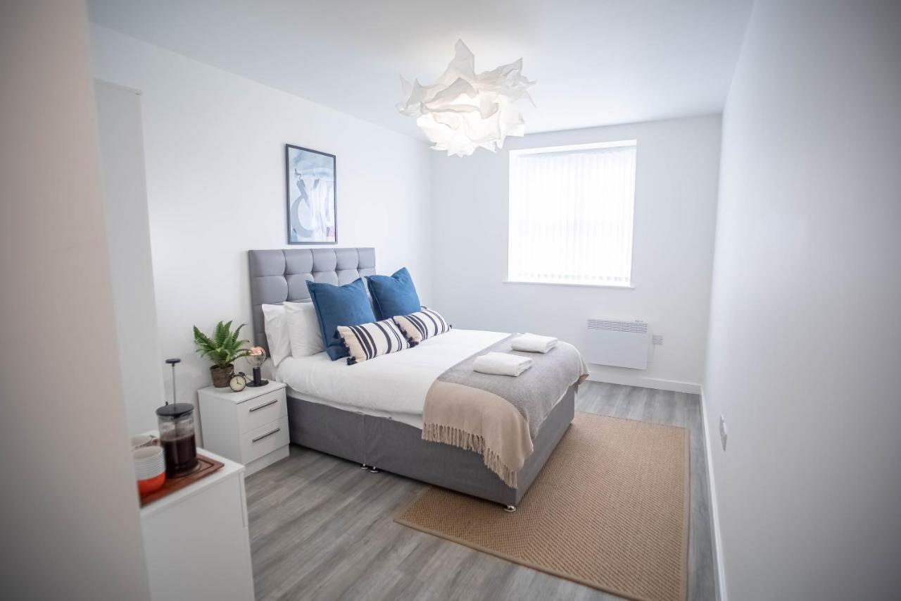 Luxury Apartments Available Next To Train Station - The Wallgate Apartments Wigan - Free Parking 外观 照片